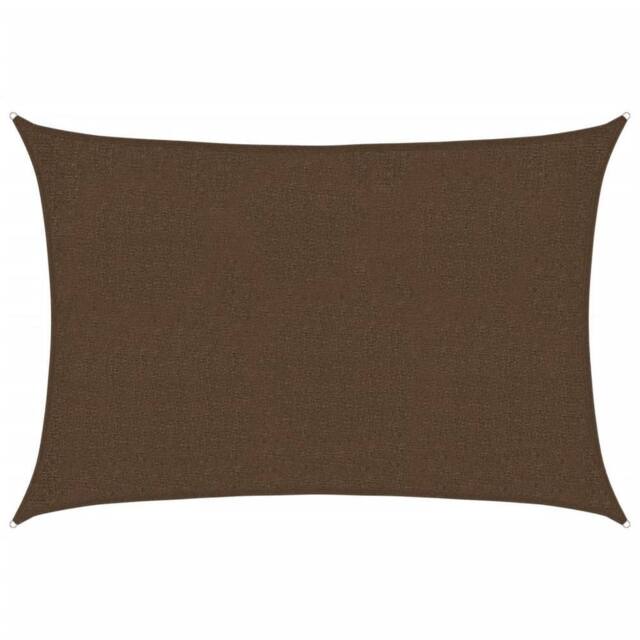 Berkfield Home Sunshade Sail 160 g/m¬≤ Brown 2x3 m HDPE - image 1