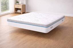 Chester & Oakley Hybrid Pocket Spring Memory Foam Mattress - 25cm in White - Size: Double - thumbnail 5