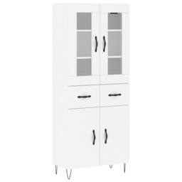 Berkfield Home Highboard White 69.5x34x180 cm Engineered Wood - thumbnail 3