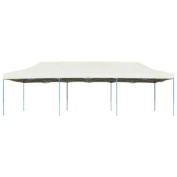 Berkfield Home Folding Pop-up Party Tent 3x9 m Cream in Beige - thumbnail 1