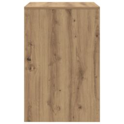 Berkfield Home Writing Desk Artisan oak Engineered wood 60 x 50 x 76 cm in Brown - thumbnail 5