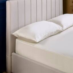 Cheshire Hazel Oatmeal Upholstered Ottoman Storage Bed Frame - King (150cm) in Beige - thumbnail 7
