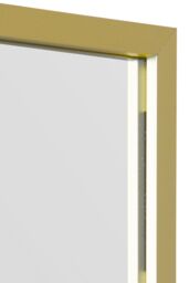 "MirrorOutlet Gold Aluminium Edged Wall Leaner Mirror 68"" X 43"" (174 X 110CM) - Size: 1 Pack" - thumbnail 6