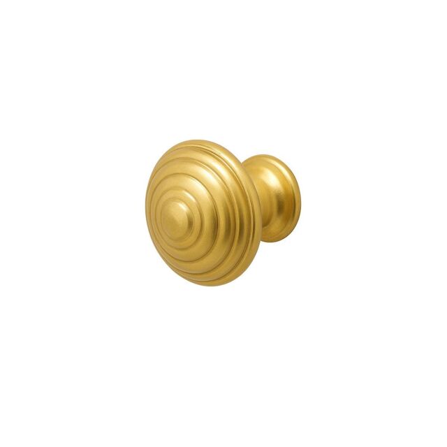 Melody Maison Round Shiny Gold Swirl Detailed Drawer Knob - image 1