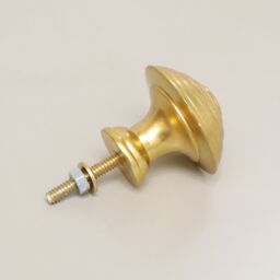 Melody Maison Round Shiny Gold Swirl Detailed Drawer Knob - thumbnail 6