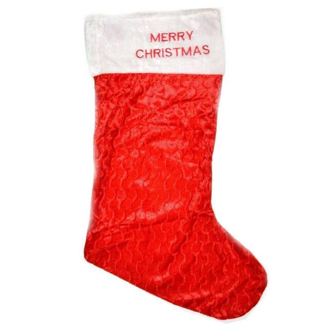 Shatchi 5 x Giant Traditional Father Christmas Santa Sack RED Stocking Bag Gifts Presents Xmas Bulk Buy Wholesale 88CM X 32CM - Size: 88 cm X 32 cm