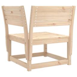 Berkfield Home 4 Piece Garden Lounge Set Solid Wood Pine in Brown - thumbnail 4