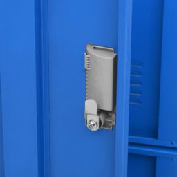 Berkfield Home Locker Cabinet Light Grey & Blue 90x45x92.5 cm Steel - thumbnail 6