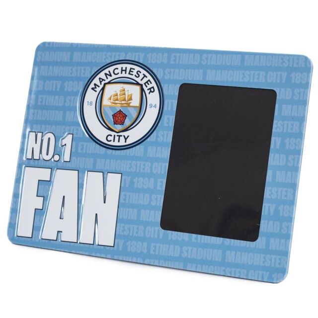 Manchester City FC No.1 Fan Photo Frame in Mid Blue - image 1