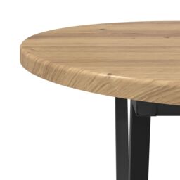 Berkfield Home Coffee Table Artisan Oak 80x40x40.5 cm Made of Engineered Wood & Metal in Brown - thumbnail 6