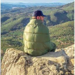 Obasyhig Outdoor Portable Down Blanket in Green - Size: Single - thumbnail 2
