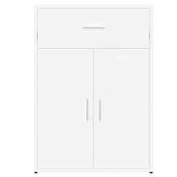 Berkfield Home Sideboards 2 pcs White 60x30x84 cm Engineered Wood - Size: 60 x 30 x 84 cm - thumbnail 5