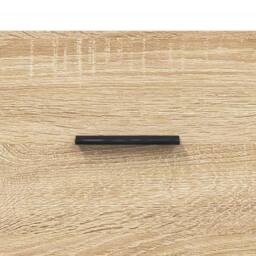 Berkfield Home Sideboard Sonoma Oak 69.5x34x90 cm Engineered Wood in Light Brown - thumbnail 9