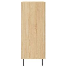 Berkfield Home Sideboard Sonoma Oak 69.5x34x90 cm Engineered Wood in Light Brown - thumbnail 7