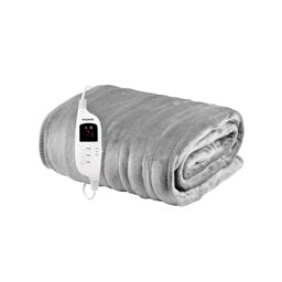 Emperial Electric Heated Throw Blanket in Grey - Size: 130 cm x160 cm - thumbnail 1