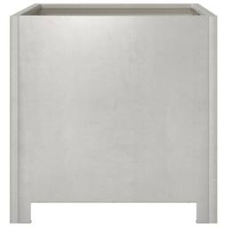 Berkfield Home Durable Garden Planter 40x40x40 cm Stainless Steel in Silver - Size: 40 x 40 x 40 cm - thumbnail 5