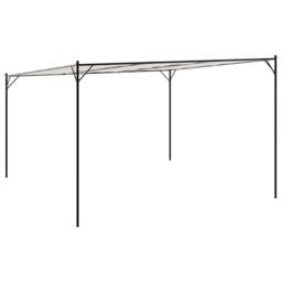 Berkfield Home Gazebo White 4x4 m 180 g/m ² Fabric & Steel - thumbnail 6