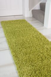 Kukoon Runner Rug Fern Green Value Shaggy Long Hallway Rugs - Size: 60 cm x 230 cm - thumbnail 2