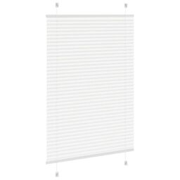 Berkfield Home Pleated Blind White 85x150 cm Fabric Width 84.4 cm Polyester - thumbnail 4