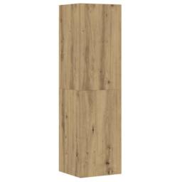 Berkfield Home 5 Piece TV Cabinet Set Wall-mounted Artisan Oak Engineered Wood in Brown - thumbnail 6