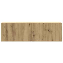 Berkfield Home 5 Piece TV Cabinet Set Wall-mounted Artisan Oak Engineered Wood in Brown - thumbnail 5