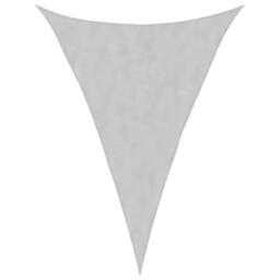 Berkfield Home Sun Shade Sail Light Grey 5x7x7 m 100% Polyester Oxford - thumbnail 1