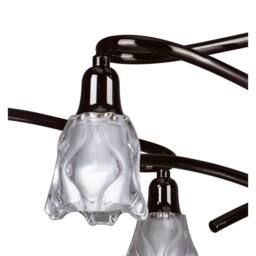Netlighting Amel Telescopic Convertible To Semi Flush 6 Light L1SGU10 Black Chrome - thumbnail 5