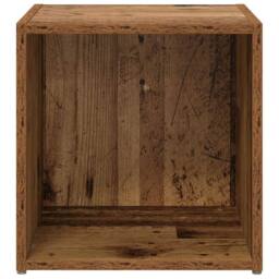 Berkfield Home TV Cabinets - 4 pcs Old Wood - 37 x 35 x 37 cm - Engineered Wood in Brown - thumbnail 6