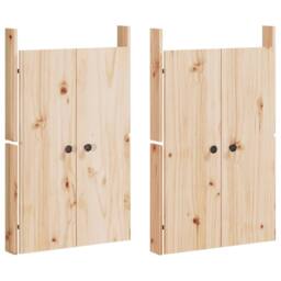 Berkfield Home Outdoor Kitchen Cabinet Solid Wood Pine in Light Tan - thumbnail 6
