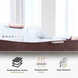 DS Living Cool Rebound 25cm Rolled Gel Foam Mattress - Single in Purple - Size: Double - thumbnail 6