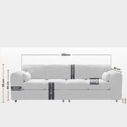 Snugg Furniture UK Limited Raven Plush Velvet 4 Seater Corner Sofa in Black - thumbnail 3