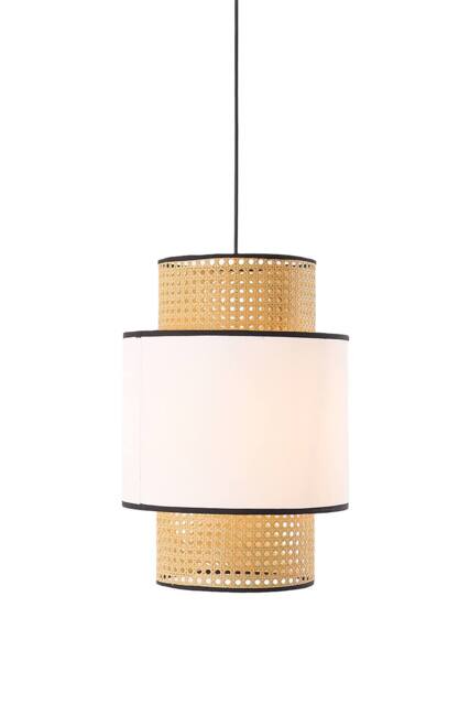 Natural Rattan Weave Pendant Ceiling Lamp - image 1