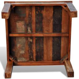 Berkfield Home Beautiful Coffee Table Square Reclaimed Wood - thumbnail 5