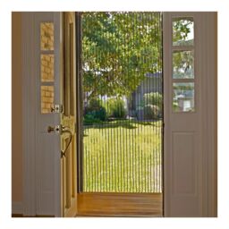 JVL Tuscany Beaded Door Curtain - Diamond in Light Brown - Size: 90 cm width x 175 cm drop - thumbnail 2