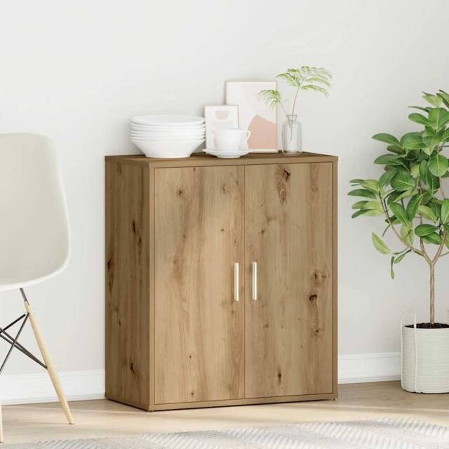 Berkfield Home Sideboard Artisan Oak 60x31x70 cm Engineered Wood in Brown - Size: 60 x 31 x 70 cm - image 1