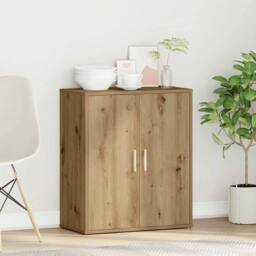 Berkfield Home Sideboard Artisan Oak 60x31x70 cm Engineered Wood in Brown - Size: 60 x 31 x 70 cm - thumbnail 1