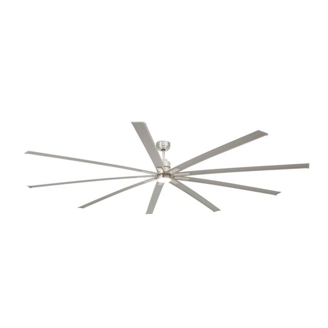 Netlighting Manhattan Nickel Mat Ceiling Fan 9 Blades in Grey - image 1