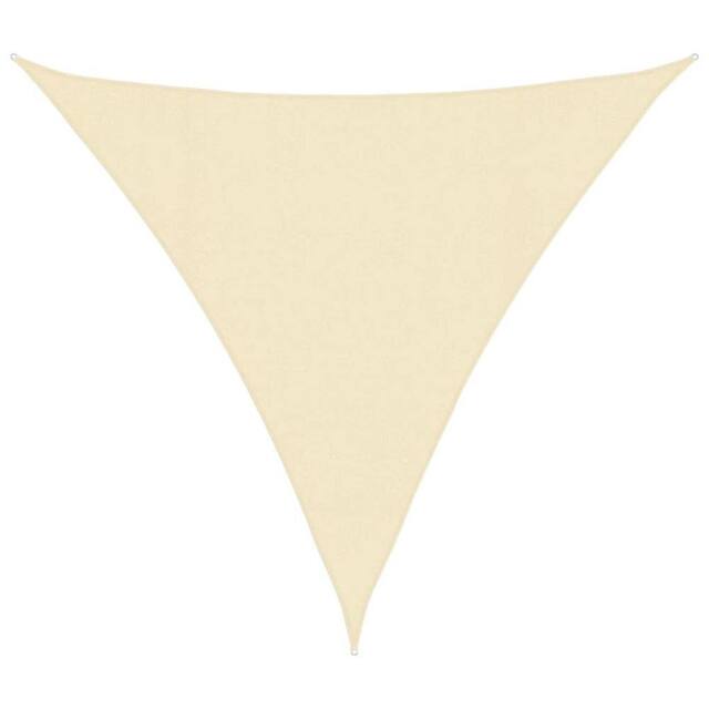 Berkfield Home Sunshade Sail 160 g/m ² Cream 4.5x4.5x4.5 m HDPE in Beige - image 1
