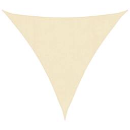Berkfield Home Sunshade Sail 160 g/m ² Cream 4.5x4.5x4.5 m HDPE in Beige - thumbnail 1