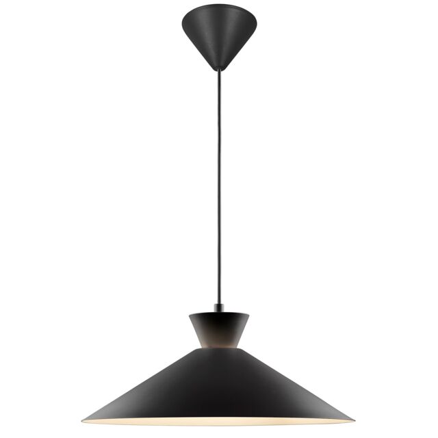 Nordlux Modern Indoor Pendant Light Black Metal E27 Retro - Mains Powered, IP20 - image 1