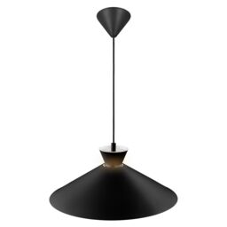 Nordlux Modern Indoor Pendant Light Black Metal E27 Retro - Mains Powered, IP20 - thumbnail 2