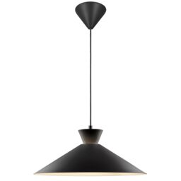 Nordlux Modern Indoor Pendant Light Black Metal E27 Retro - Mains Powered, IP20 - thumbnail 1