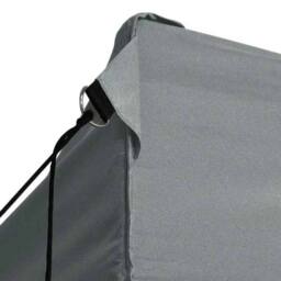 Berkfield Home Foldable Tent Pop-Up with 4 Side Walls 3x4.5 m Anthracite in Charcoal - thumbnail 7