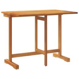 Berkfield Home Folding Balcony Table 90x60x72 cm Solid Wood Acacia in Brown - Size: 90 x 60 x 72 cm - thumbnail 2