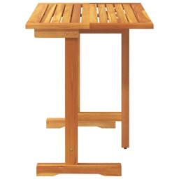 Berkfield Home Folding Balcony Table 90x60x72 cm Solid Wood Acacia in Brown - Size: 90 x 60 x 72 cm - thumbnail 5