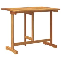Berkfield Home Folding Balcony Table 90x60x72 cm Solid Wood Acacia in Brown - Size: 90 x 60 x 72 cm - thumbnail 6