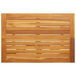 Berkfield Home Folding Balcony Table 90x60x72 cm Solid Wood Acacia in Brown - Size: 90 x 60 x 72 cm - thumbnail 8