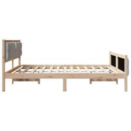 Berkfield Home Bed Frame Light Grey 180 x 200 cm Solid Pine Wood - thumbnail 6