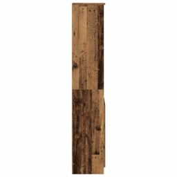 Berkfield Home Highboard Old Wood 37.5x35x180 cm Engineered Wood in Brown - thumbnail 7