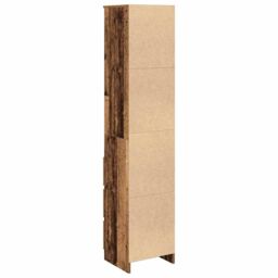 Berkfield Home Highboard Old Wood 37.5x35x180 cm Engineered Wood in Brown - thumbnail 8